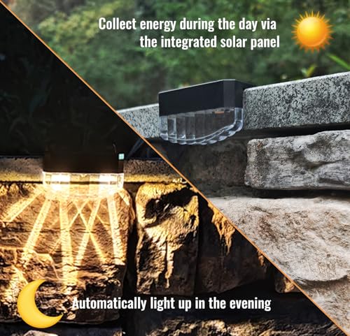 Thumbnail 1 de Lampada Solare da Parete per Esterni Aourow — confezione da 6 luci LED impermeabili IP65 per giardino, terrazza e recinzioni