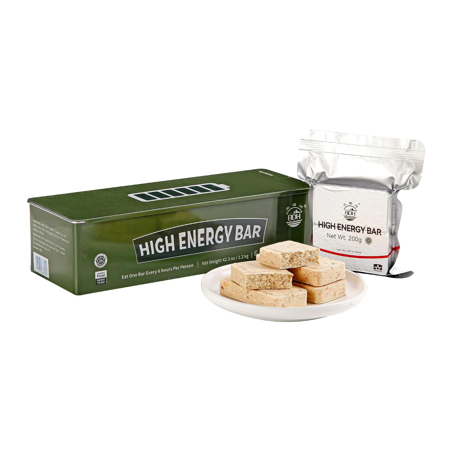 Detalle de BDH Notfall-Nahrungsrations-Riegel 5520 kcal đ«