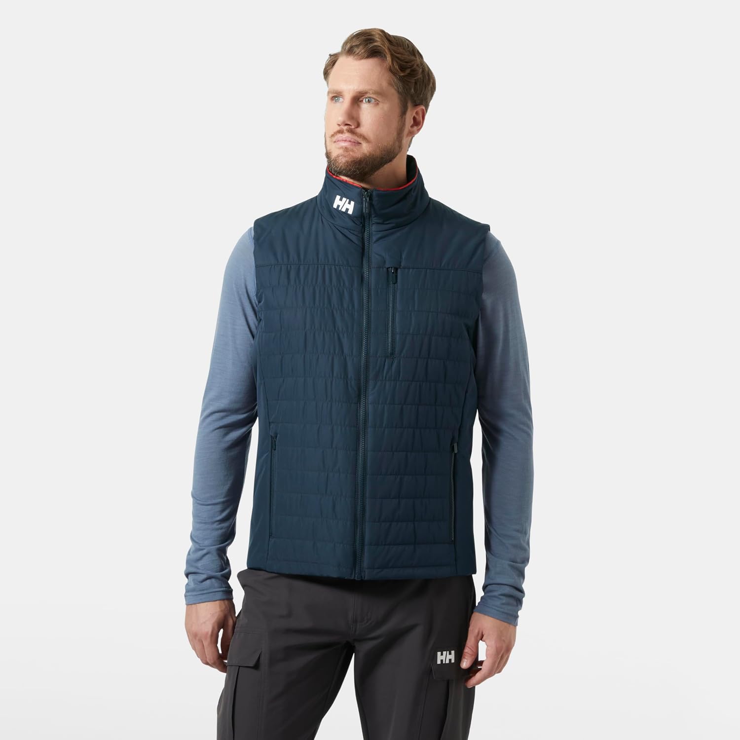 Detalle de Helly Hansen Uomo Gilet Isolante Crew 2.0: calore e leggerezza in un gilet Primaloft
