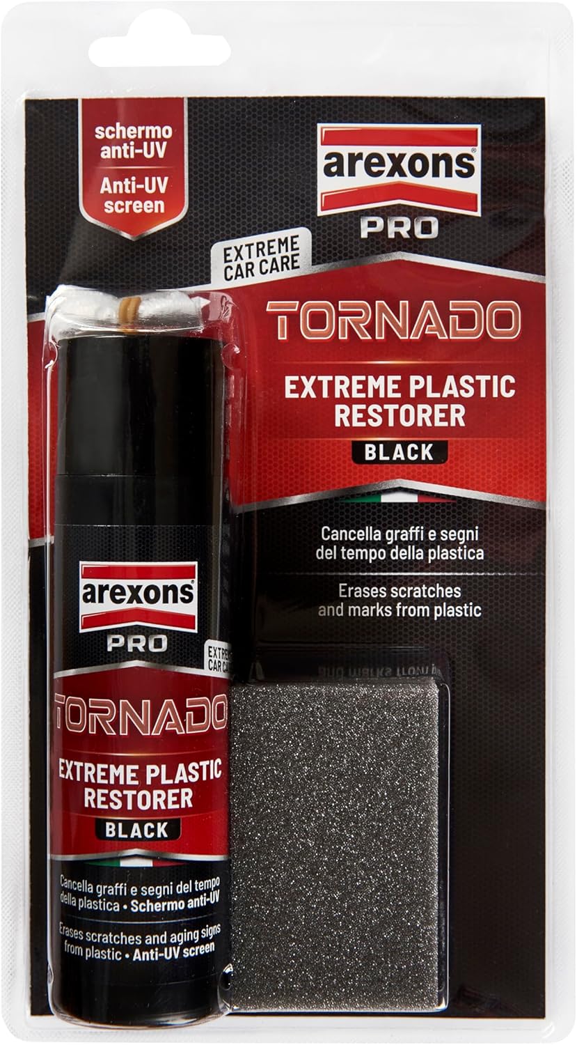 Detalle de Arexons Car Care Pro Tornado – Super Rigenera Plastiche, 125 ml