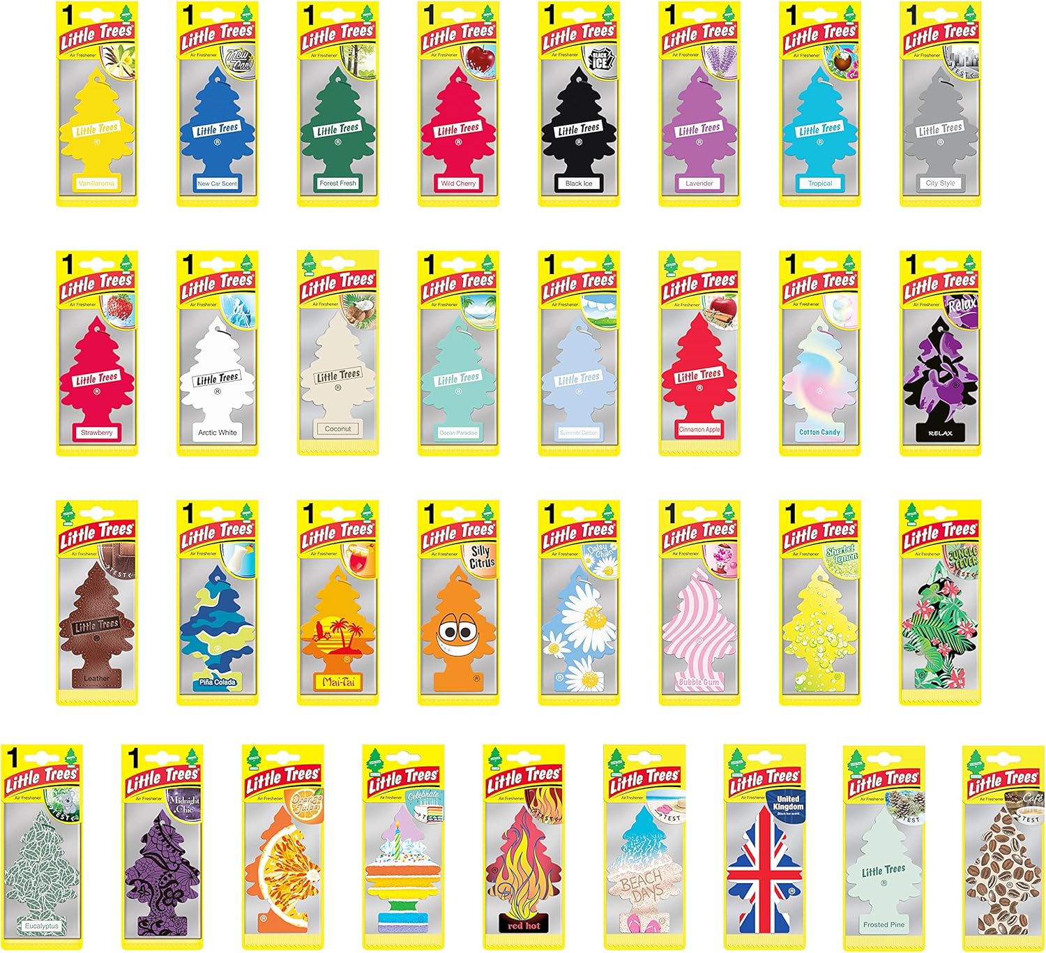 Thumbnail 6 de Little Trees Air Freshener Tree MTR0046 Cotton Candy – car, home, boat and caravan hanging freshener (single pack)