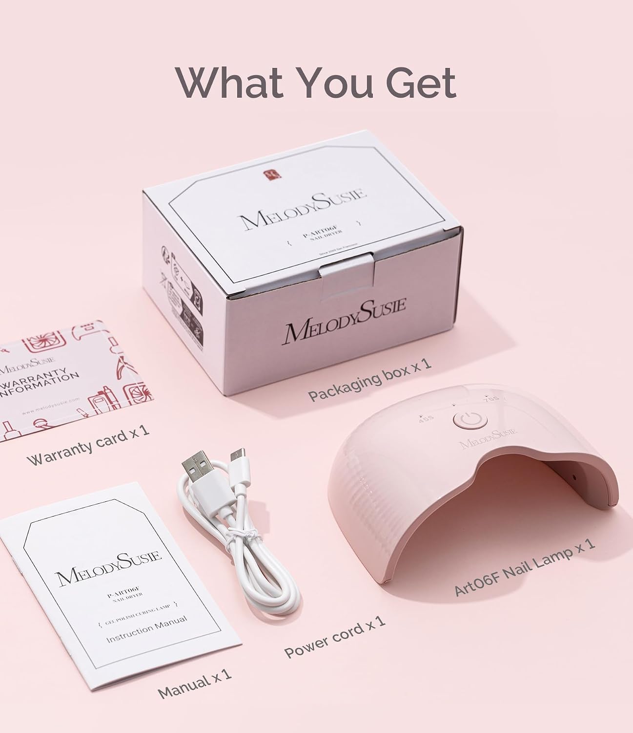 Thumbnail 6 de MelodySusie P-ART06F 6W LED UV Nail Lamp