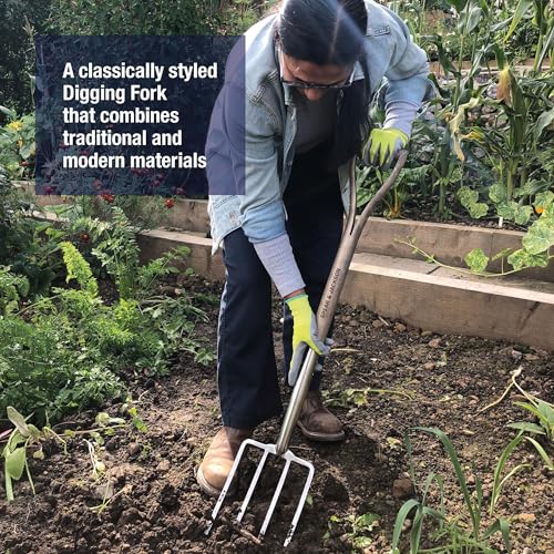 Detalle de Spear & Jackson 4550DF Traditional Stainless Steel Digging Fork