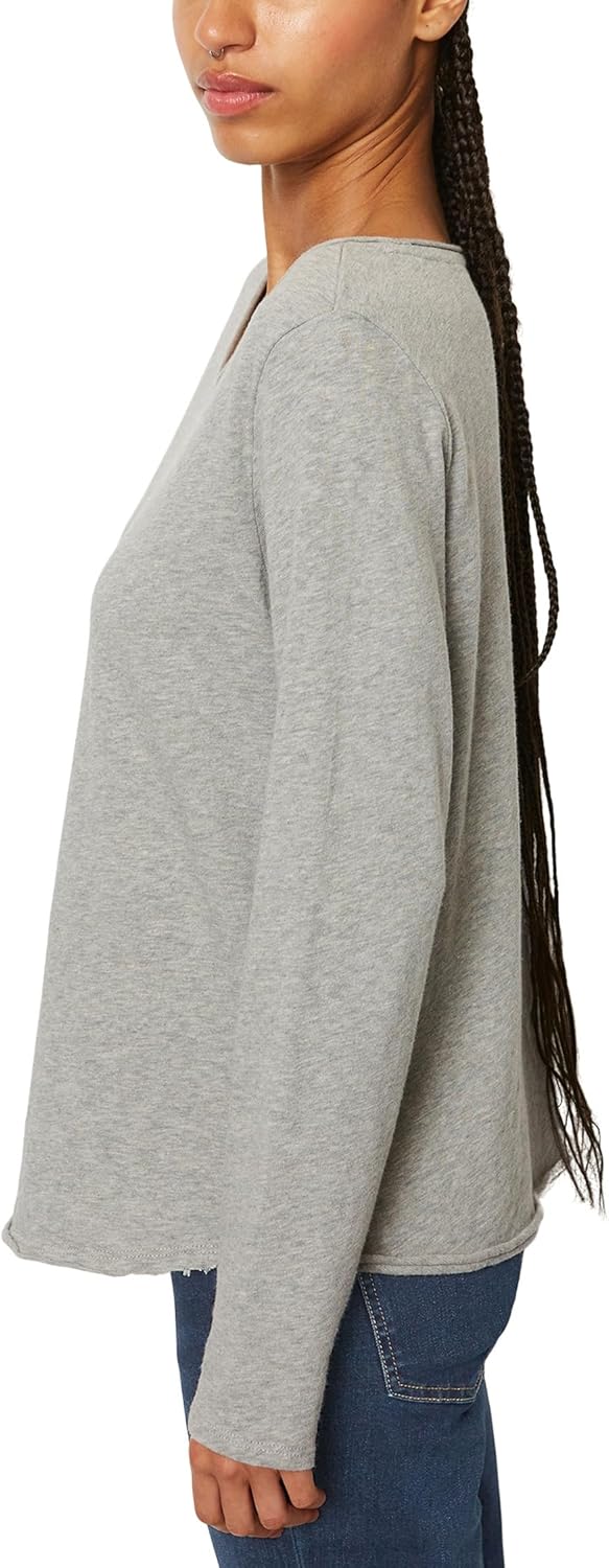 Thumbnail 1 de Marc O'Polo Damen Langarmshirt aus Bio-Baumwolle mit Logo – klassisch, nachhaltig und vielseitig
