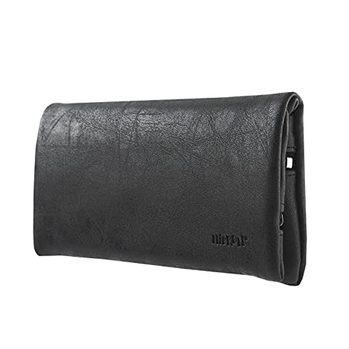 Thumbnail 4 de HIBRON Porta tabacco Borsello in vera pelle (58105 Nero)