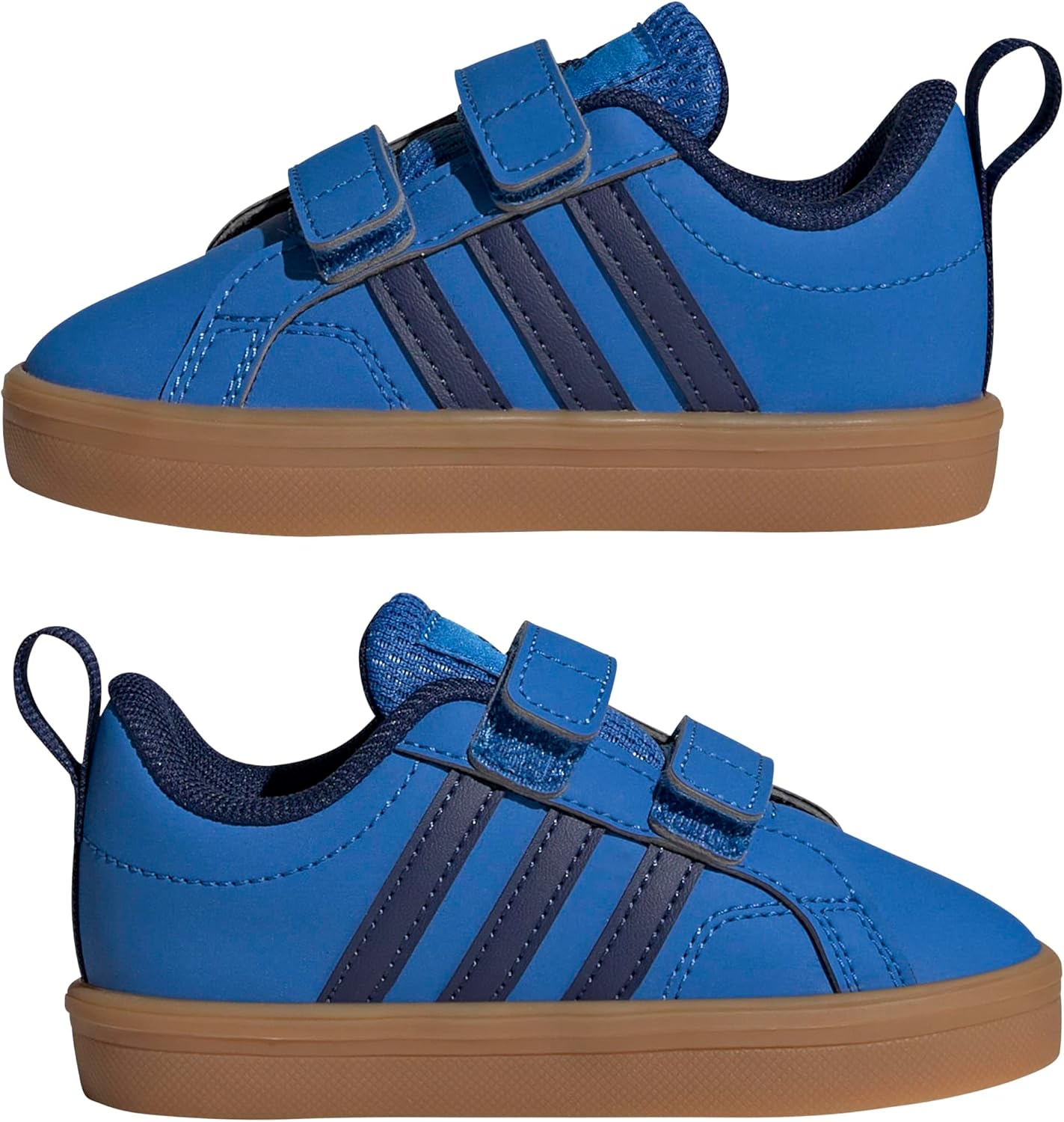 Detalle de adidas VS Pace 2.0 Kids Schuh – robuste Klettverschluss-Option mit leichtem Materialmix