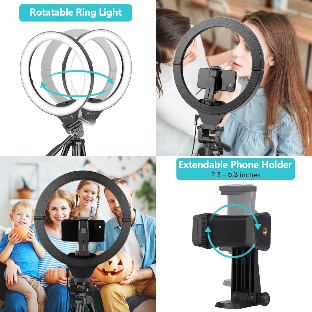 Detalle 2 de Sensyne 14" Ring Light with Tripod Stand