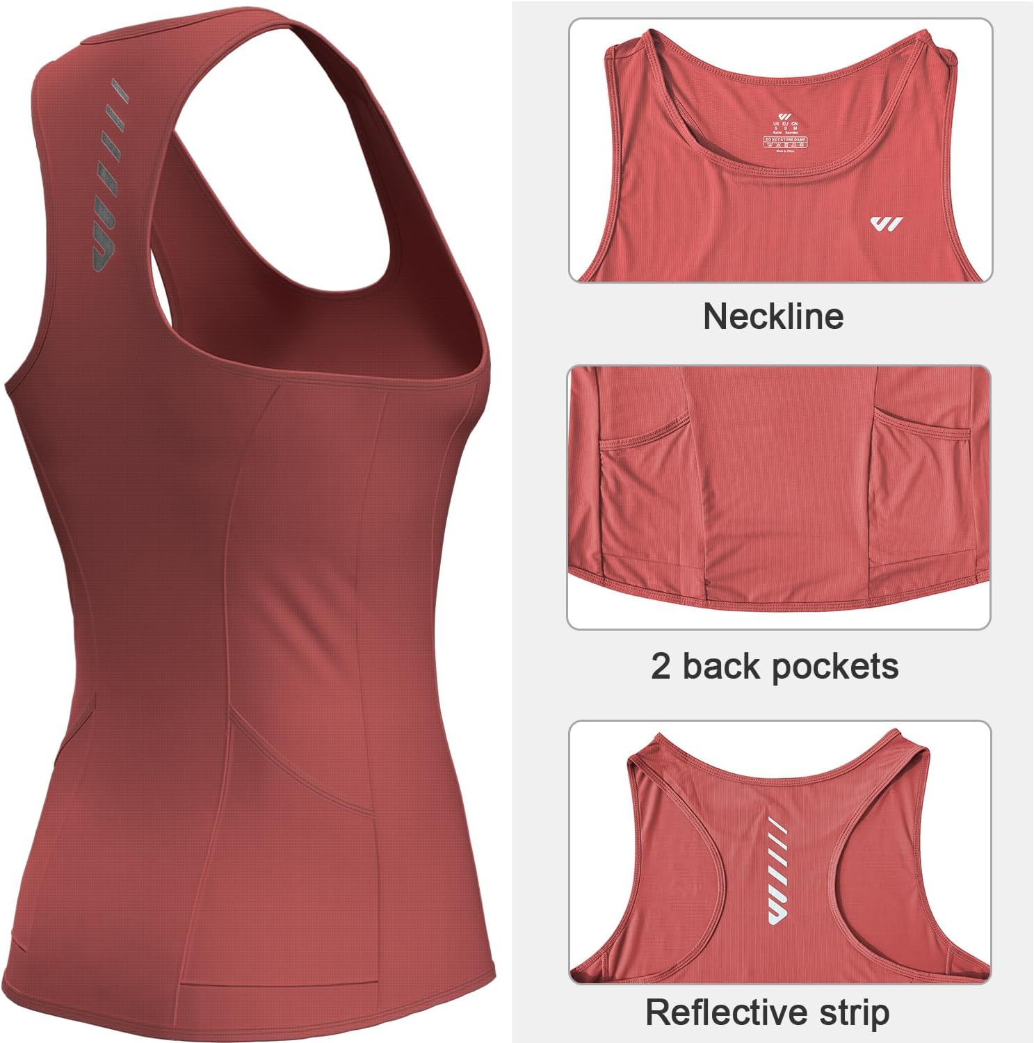 Thumbnail 3 de Lo.gas Damen Radtrikot Ärmellos – atmungsaktives, feuchtigkeitsableitendes Tank Top