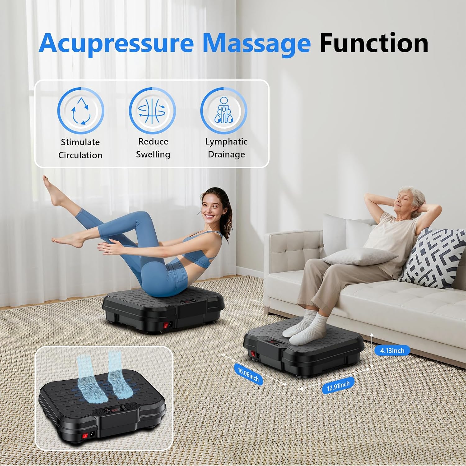 Thumbnail 4 de Trekora Vibration Plate 330 lb Capacity