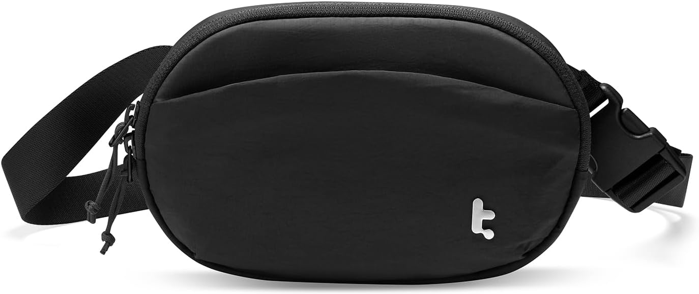 Detalle de tomtoc Damen/Herren Bauchtasche mit RFID-Schutz (1,5 Liter) – Slingbag mit verstellbarem Gurt für Reise, Alltag & Outdoor