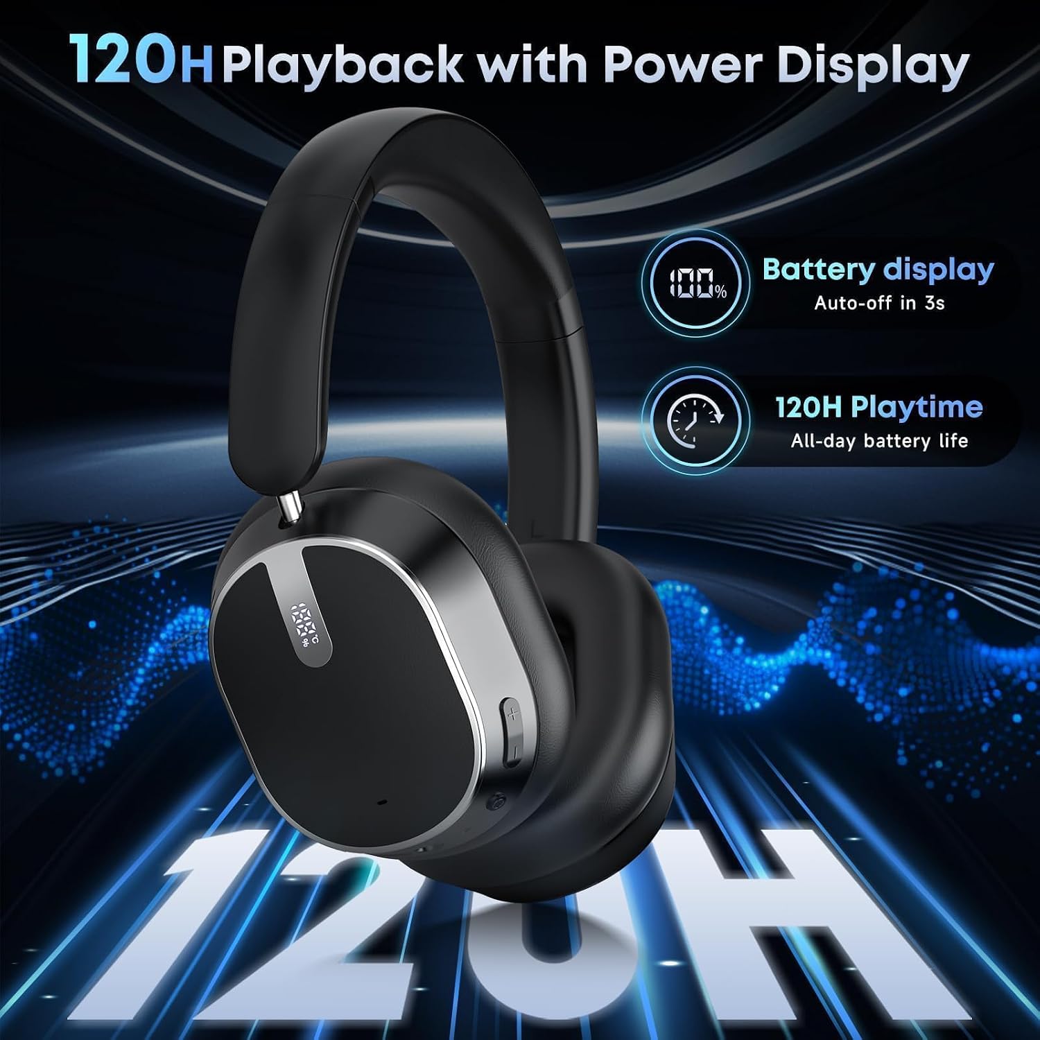 Thumbnail 3 de MMWOWARTS Hybrid ANC Bluetooth Headphones