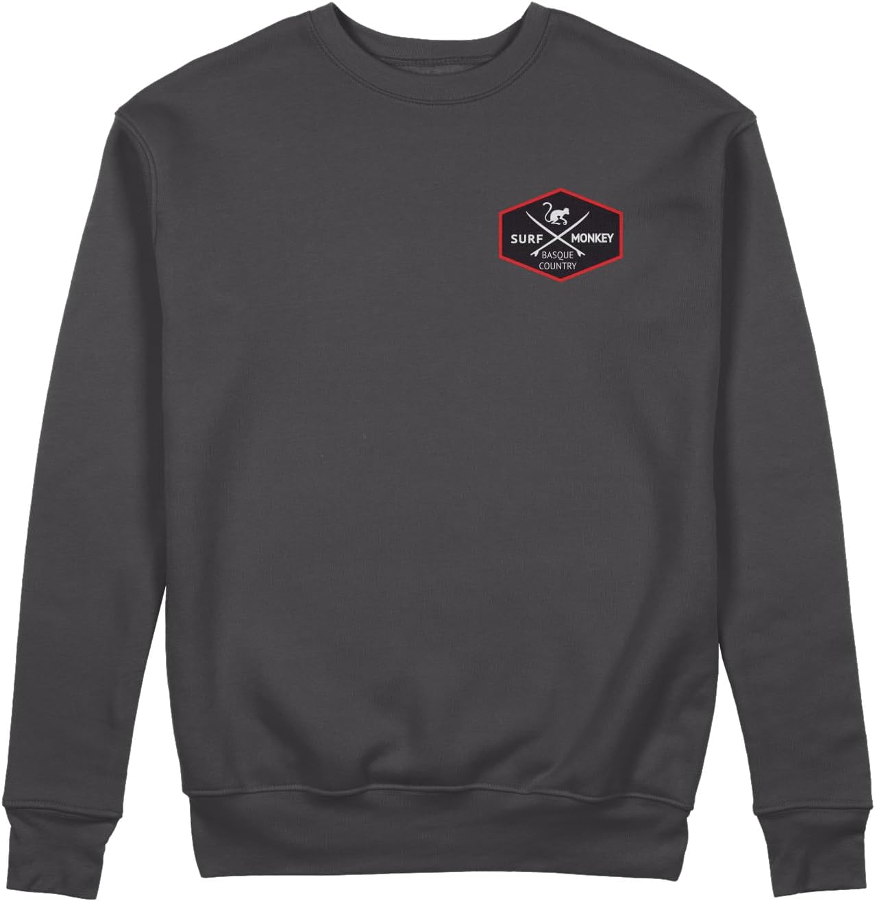 Detalle de Surf Monkey Felpa con collo rotondo e patch ricamato Surf Monkey