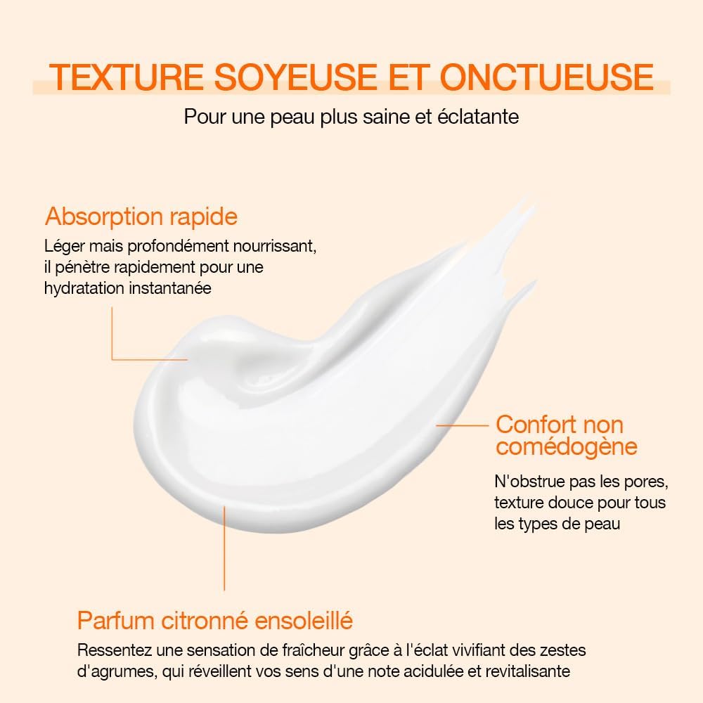 Detalle 2 de Neutriherbs Lotion corporelle pour femme – Hydrate et nourrit la peau sèche avec vitamine C (13,52 Fl Oz)