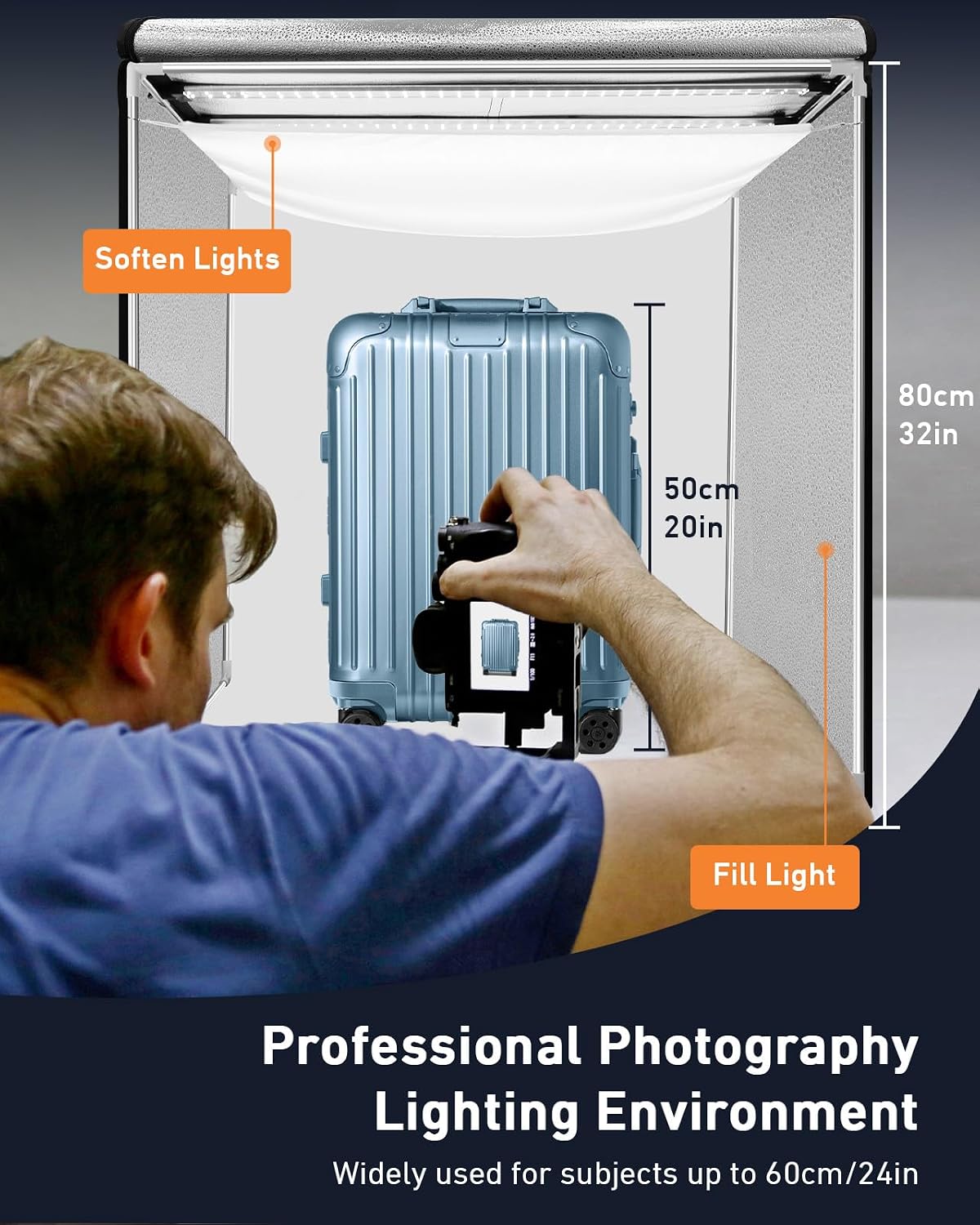 Thumbnail 1 de DUCLUS Light Box Photography 32×32inch