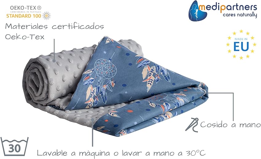 Thumbnail 6 de Medi Partners Manta para bebé 75x100 cm Safari beige