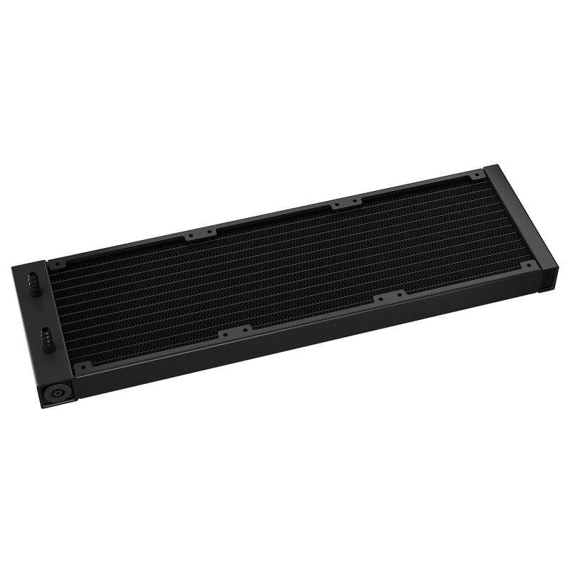 Detalle 2 de DeepCool LS720S Zero Dark: Kit AIO 360mm Negro para CPU Intel/AMD