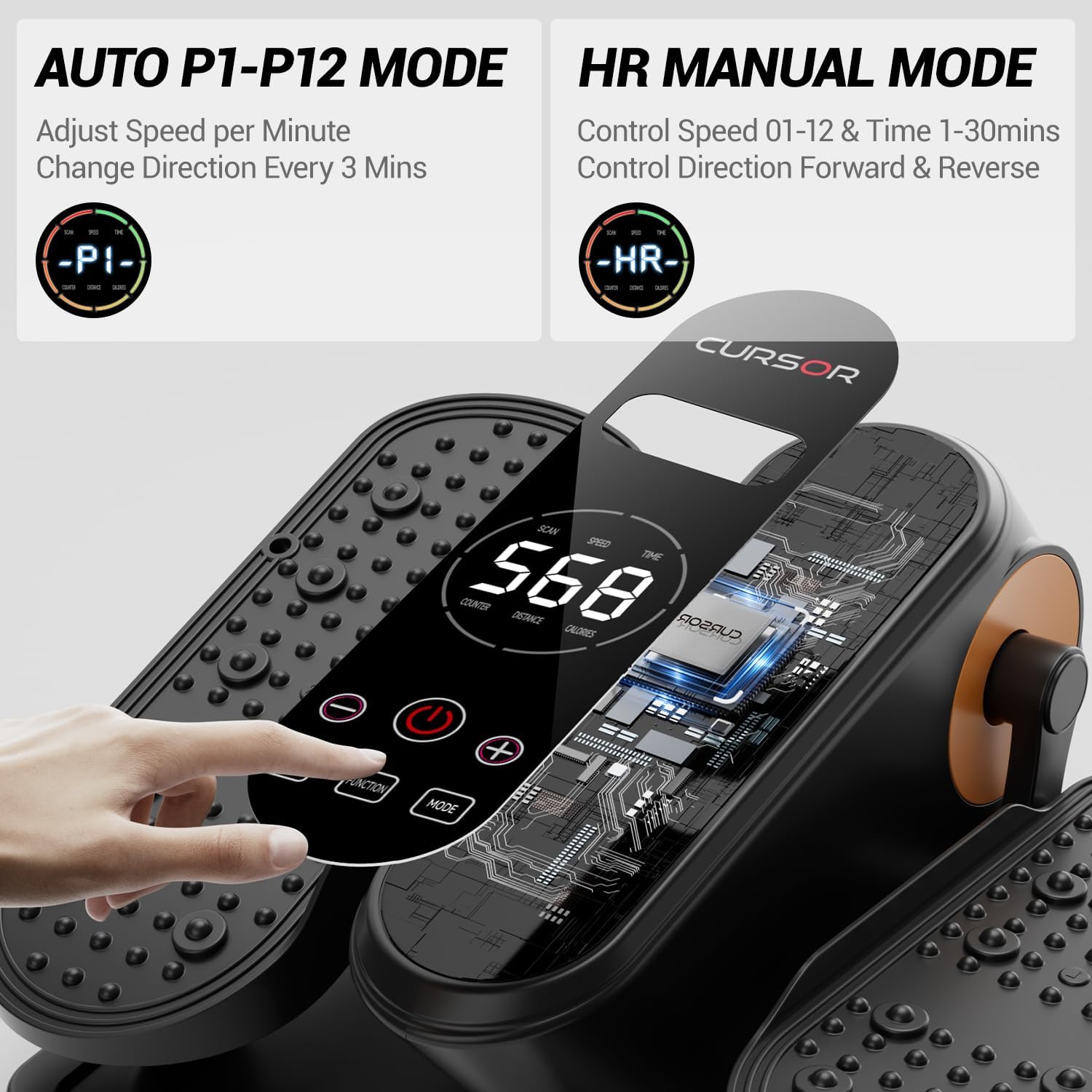 Detalle 2 de Electric Under Desk Elliptical 12-Speed 🚴♀