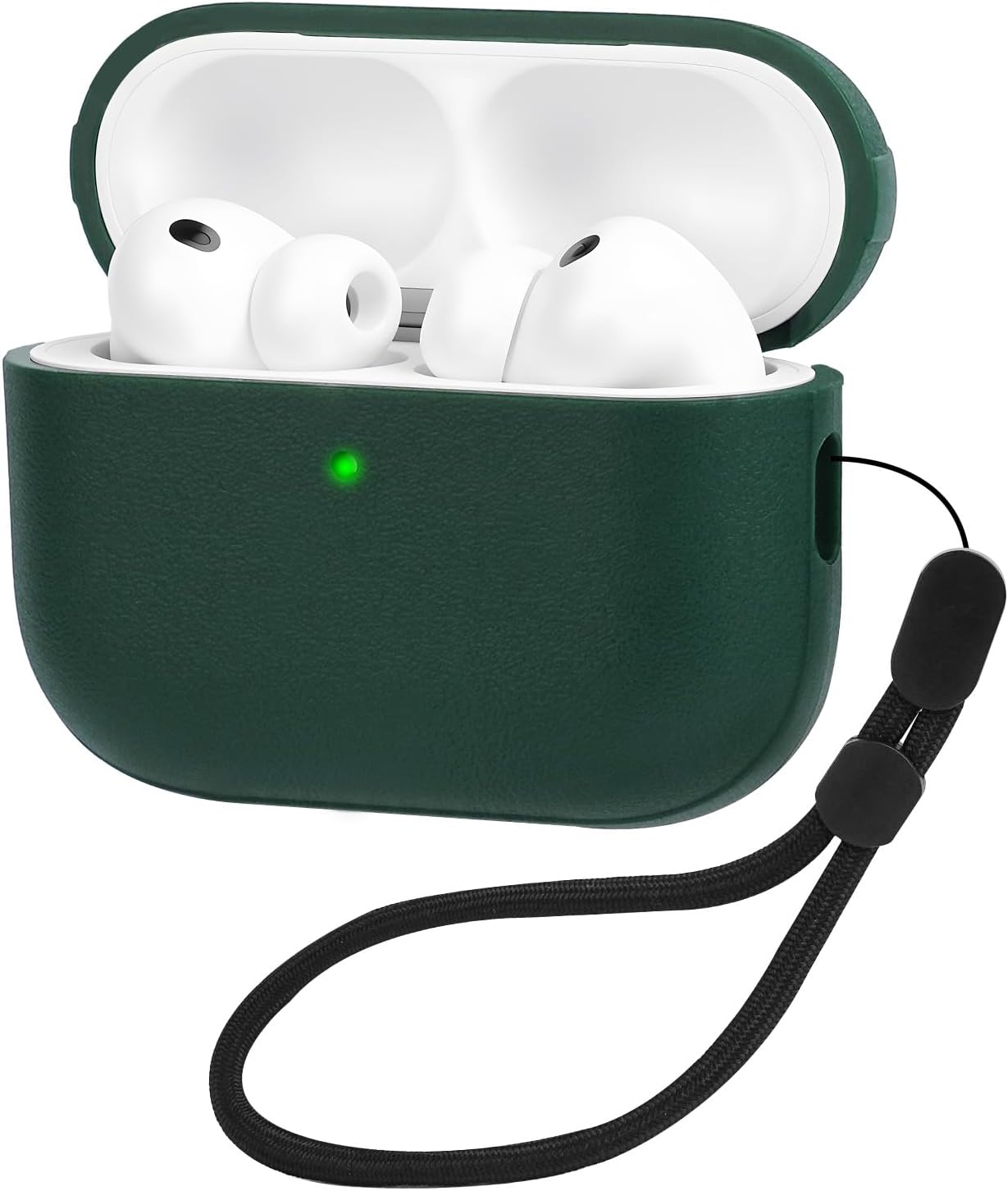 Detalle de AOOSU Coque AirPods Pro 3 2025, TPU vert