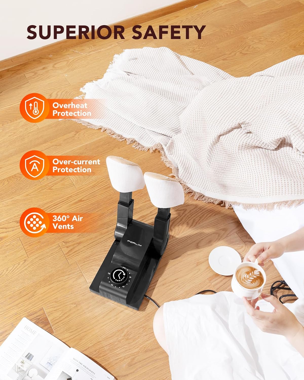 Thumbnail 2 de FORLIM Boot Dryer with 180° Adjustable Rack