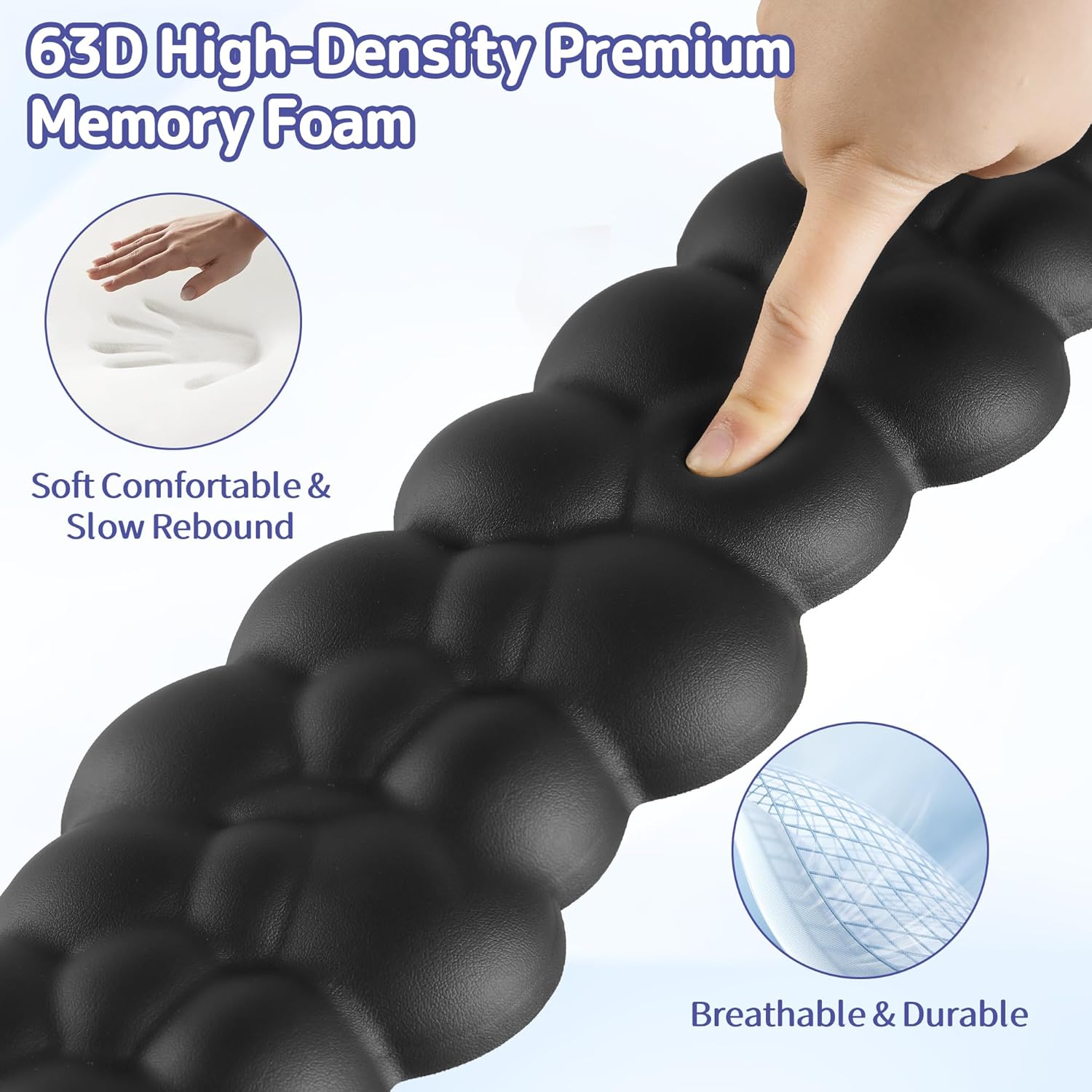 Thumbnail 3 de Sushret Cloud Wrist Rest Keyboard: Cloud Comfort for Your Desk