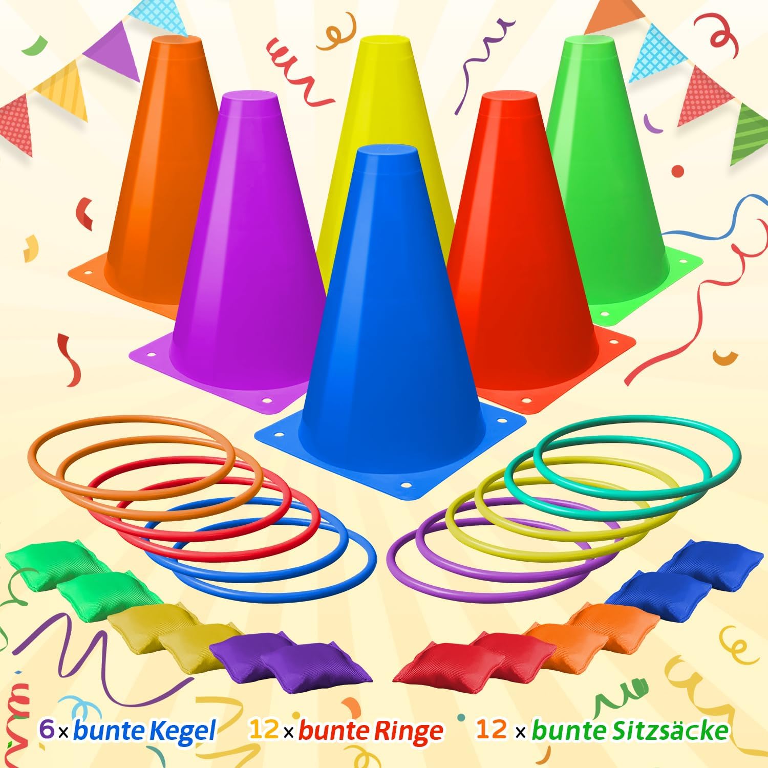 Thumbnail 1 de Eocolz Outdoor Spiele 3-in-1 Set