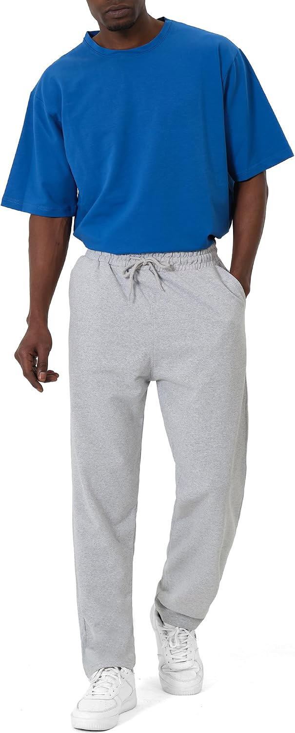 Detalle de ROSS CAMP heren joggingbroek met trekkoord, twee zakken en geribde boorden