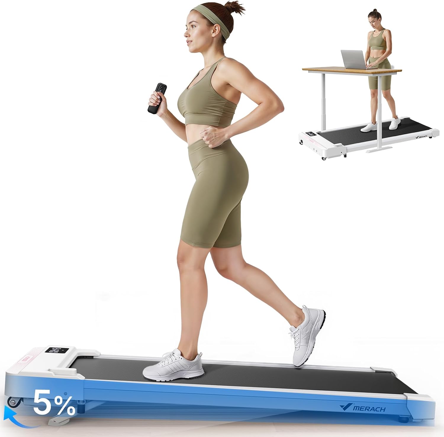 Detalle de MERACH Walking Pad 136 kg