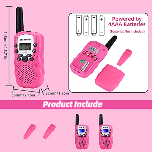 Thumbnail 6 de Retevis RT388 Walkie Talkie de 79 g para Niños