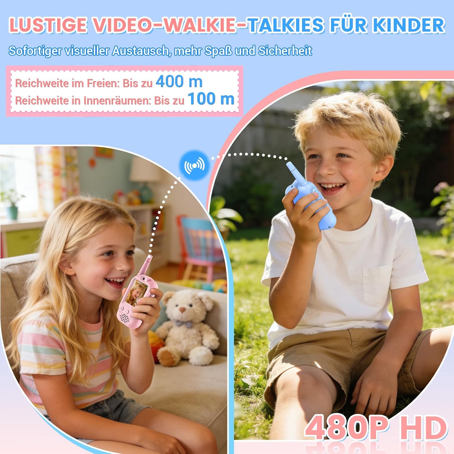 Detalle de Skeufy Video-Walkie-Talkie Kinder Set