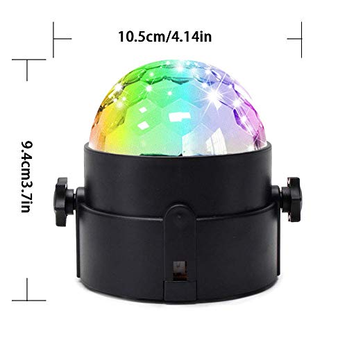 Thumbnail 5 de U`King Discokugel – 360° RGB LED Party Licht mit Fernbedienung, 3W, musikgesteuert