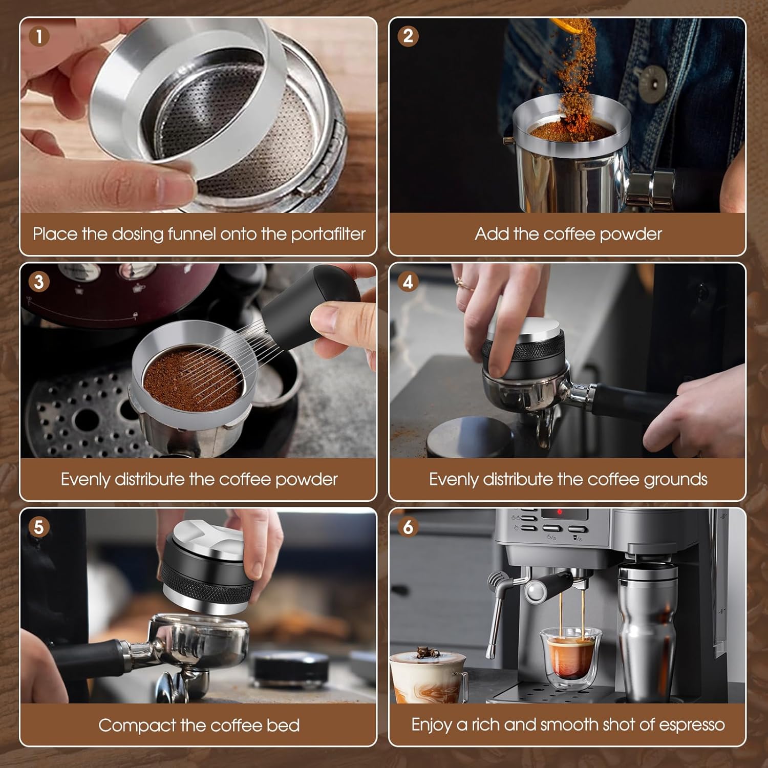 Detalle 2 de Reoszeank 51mm Espresso Accessories Kit