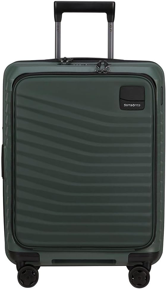 Detalle de Samsonite Intuo Spinner S (55 cm) erweiterbares Handgepäck in Olive Green – TSA-Schloss