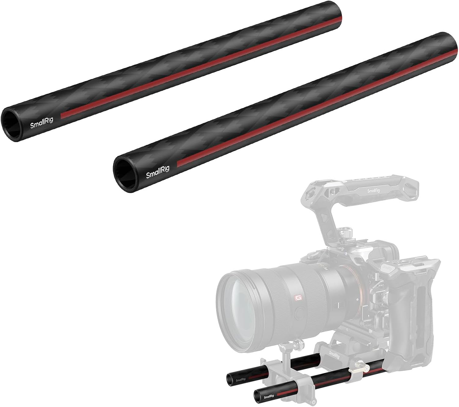 Detalle de SMALLRIG 15-mm Carbonfaserstange 20 cm