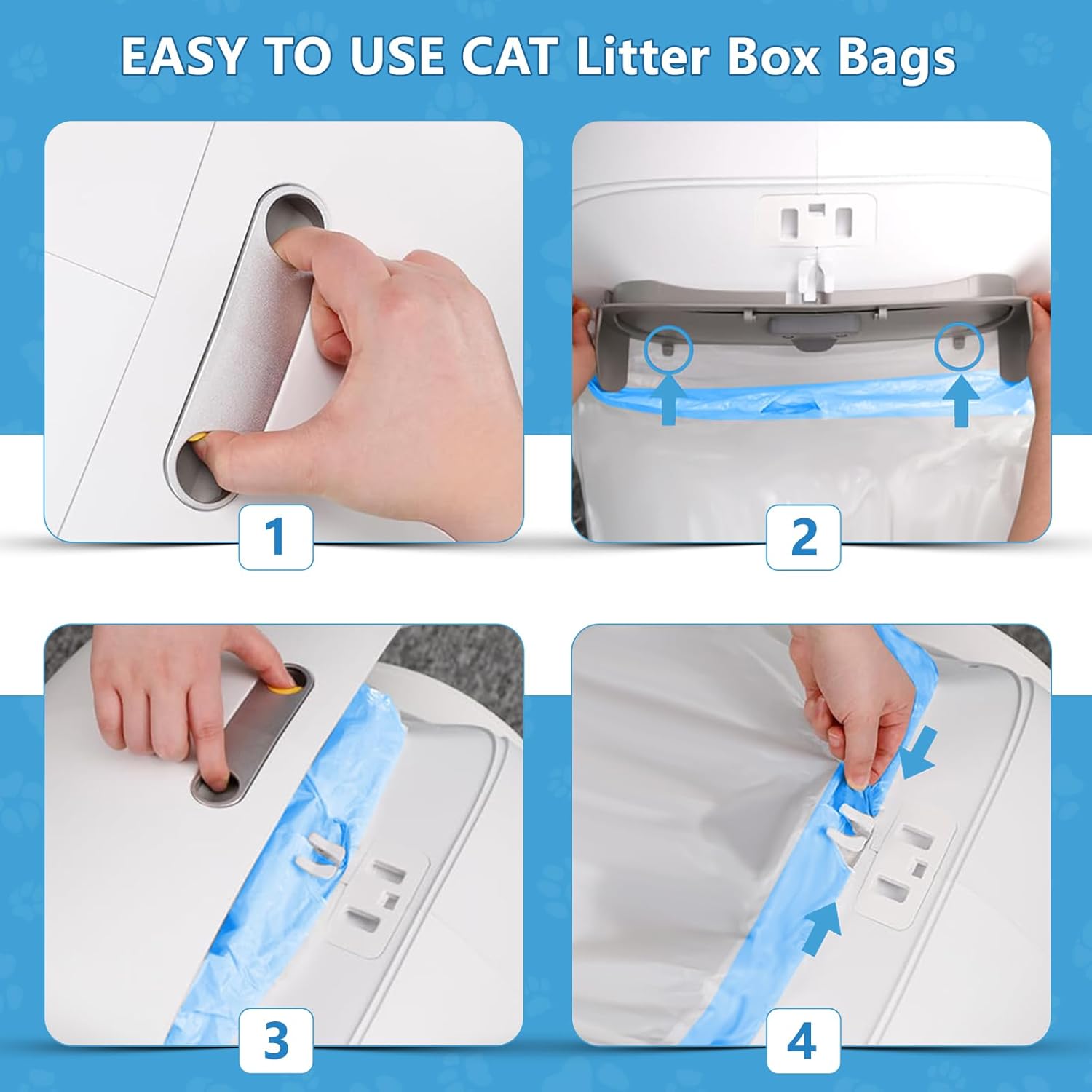 Thumbnail 5 de Kitcanis Cat Litter Tray Liners 40PCS