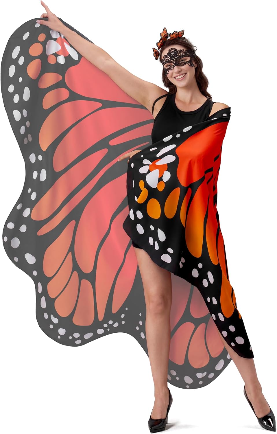 Detalle de Spooktacular Creations Butterfly Wings Costume in Chiffon