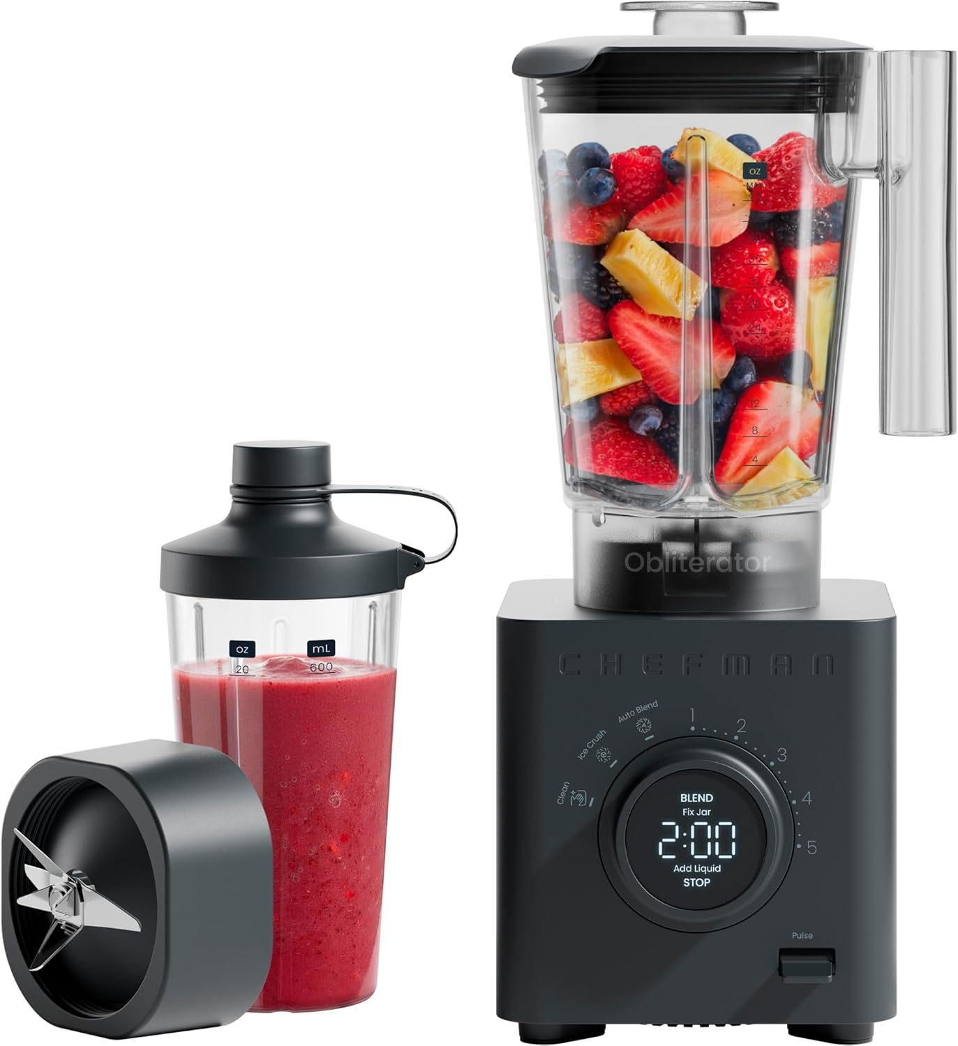 Detalle de Chefman Obliterator 48 oz Countertop Blender