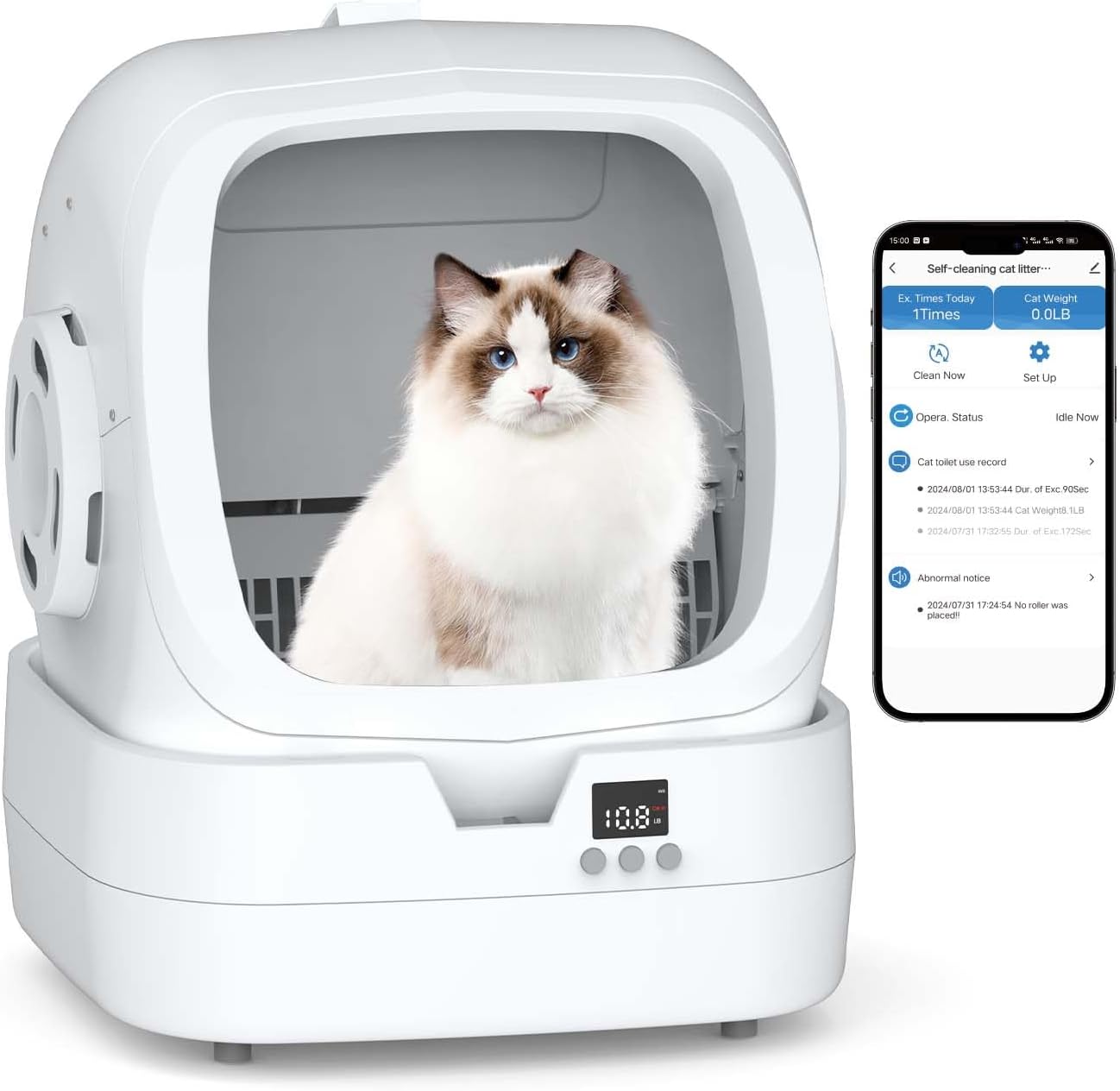 Detalle de Mintakawa Automatic Cat Litter Box 35 dB 🐱
