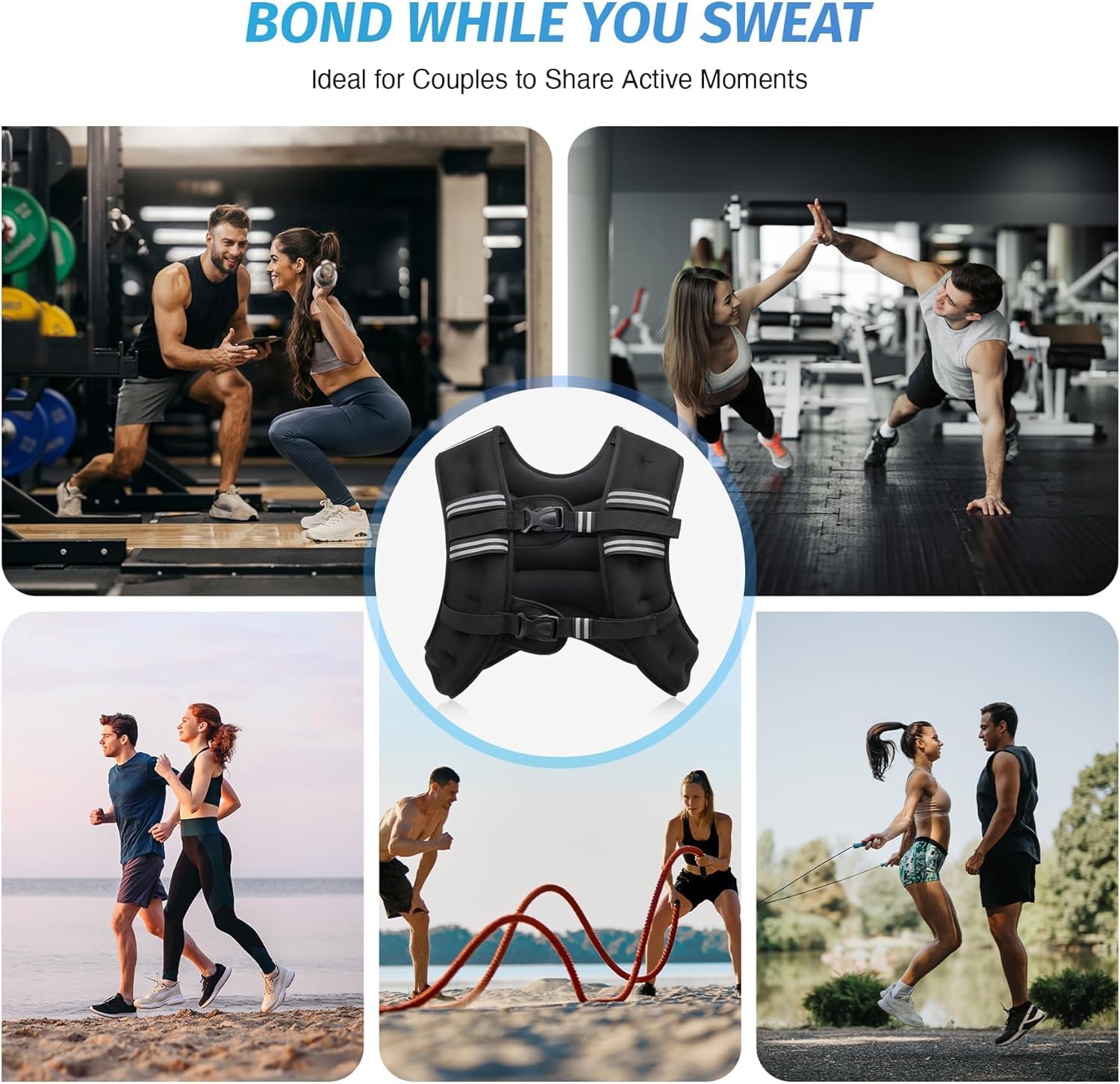 Thumbnail 4 de ZELUS Weighted Vest 13.6 kg training vest 🏋