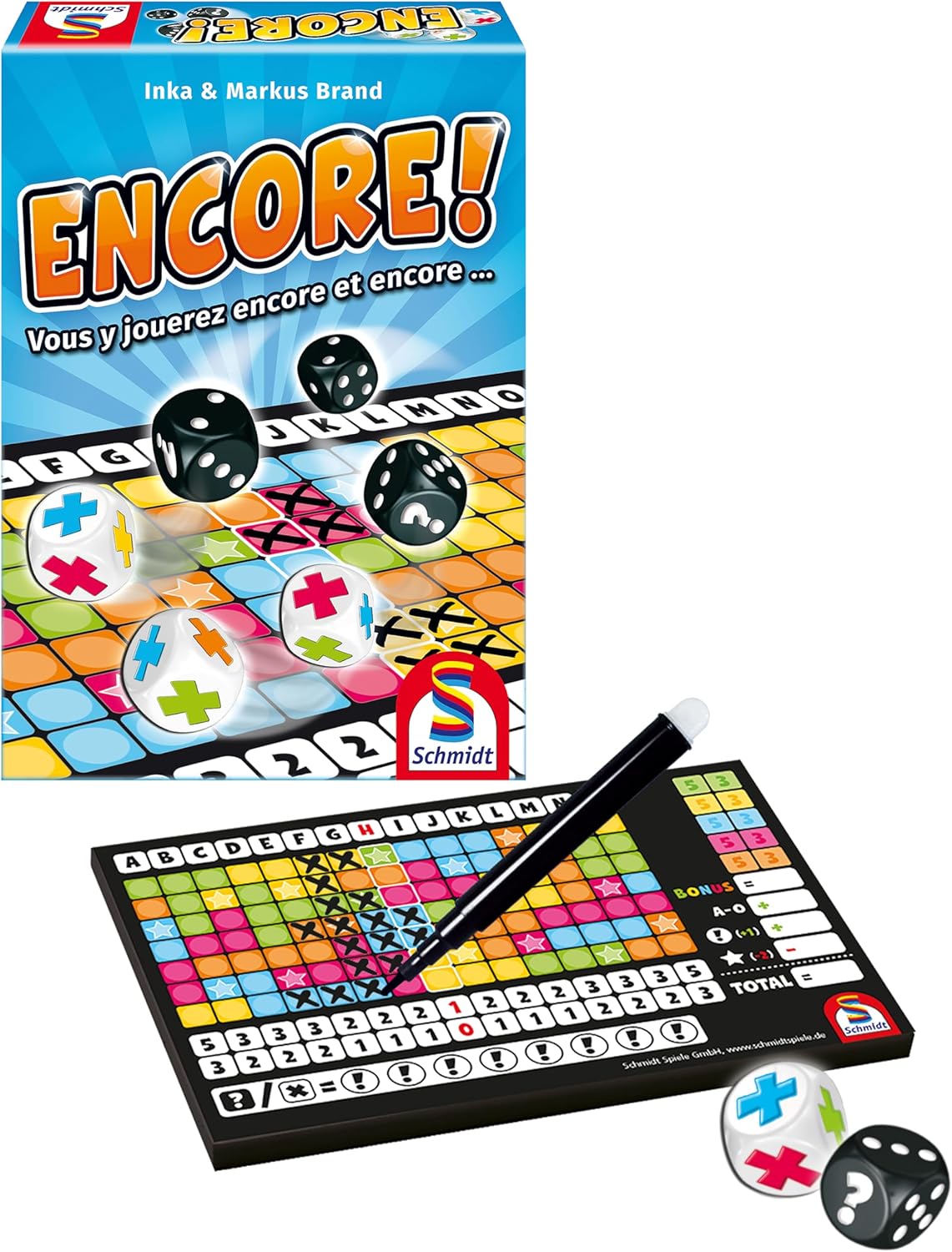 Schmidt 88163 jeu de dés 🎲