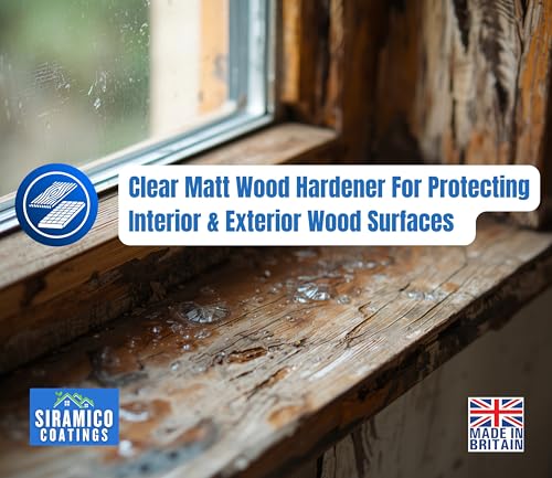 Thumbnail 1 de Siramico Hardener for Rottted Wood – 500ml Clear Deep Penetrating Wood Hardener