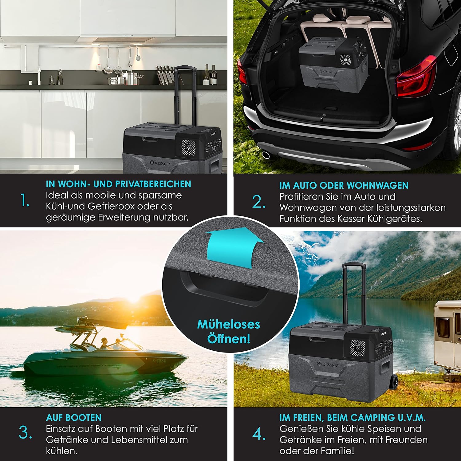 Thumbnail 8 de KESSER® Nevera portátil con compresor y control APP