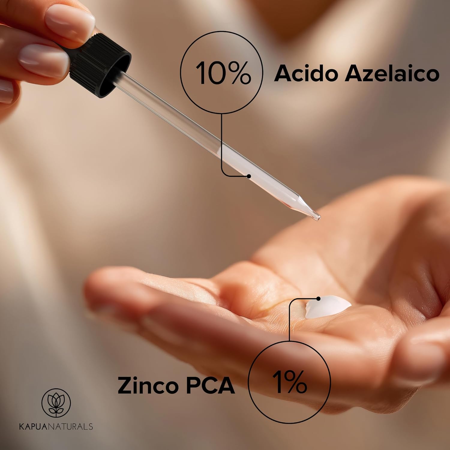 Thumbnail 1 de Siero all’acido azelaico ad alta concentrazione Viso 100 ml con pantenolo, zinco, calendula, escina ed estratto di liquirizia