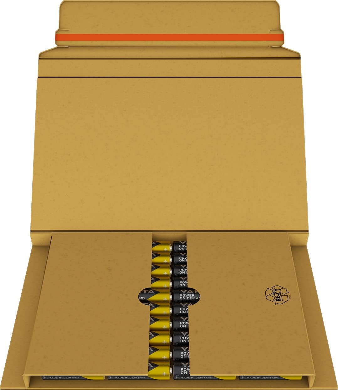 Detalle de VARTA AA – 40 Stück Power on Demand Alkaline 1,5V Vorratspack in umweltschonender Verpackung