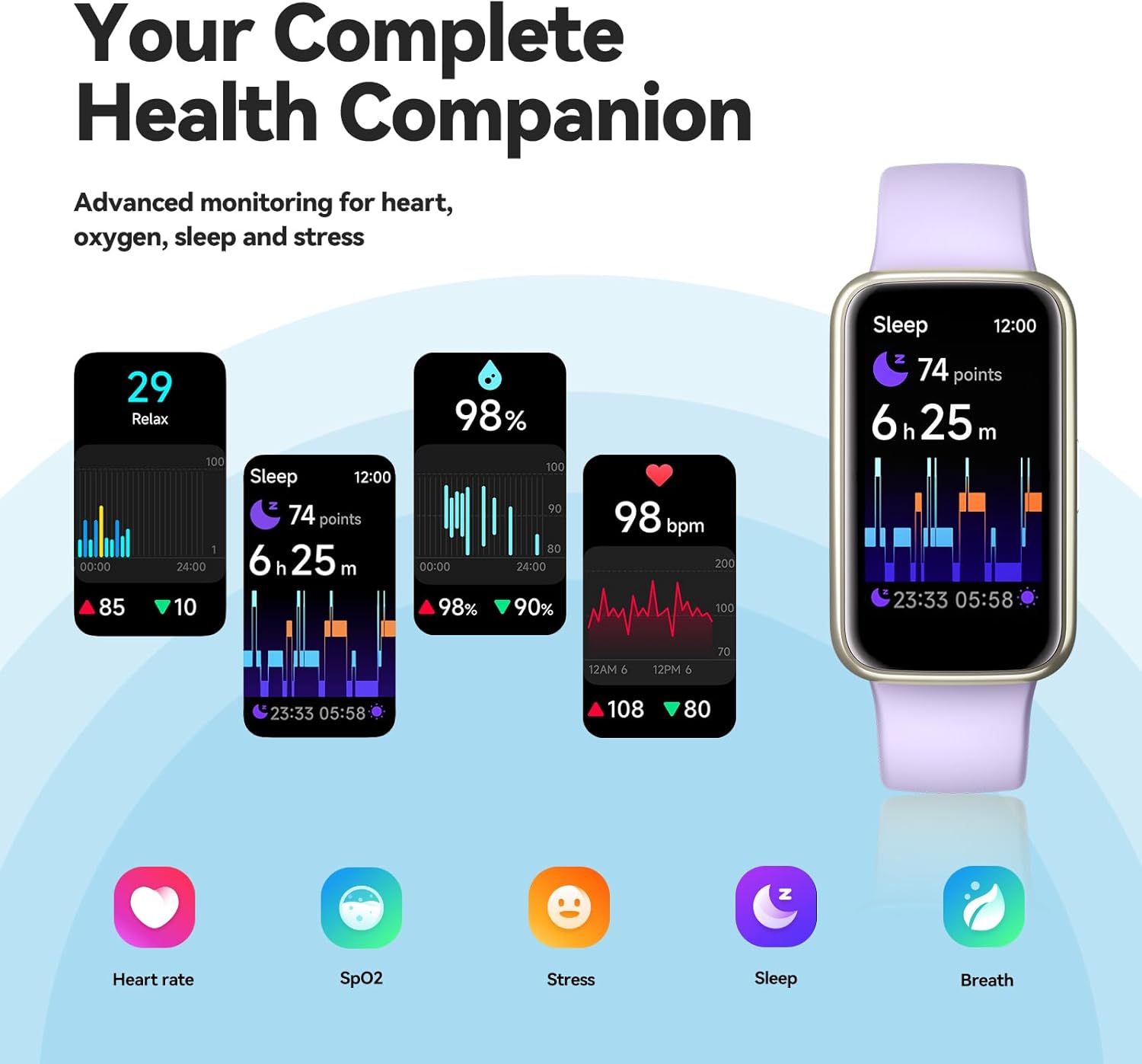 Thumbnail 4 de Enfit Smart Watch for Women & Men: Slim 1.47" Fitness Tracker with Bluetooth Call and 100+ Sports Modes