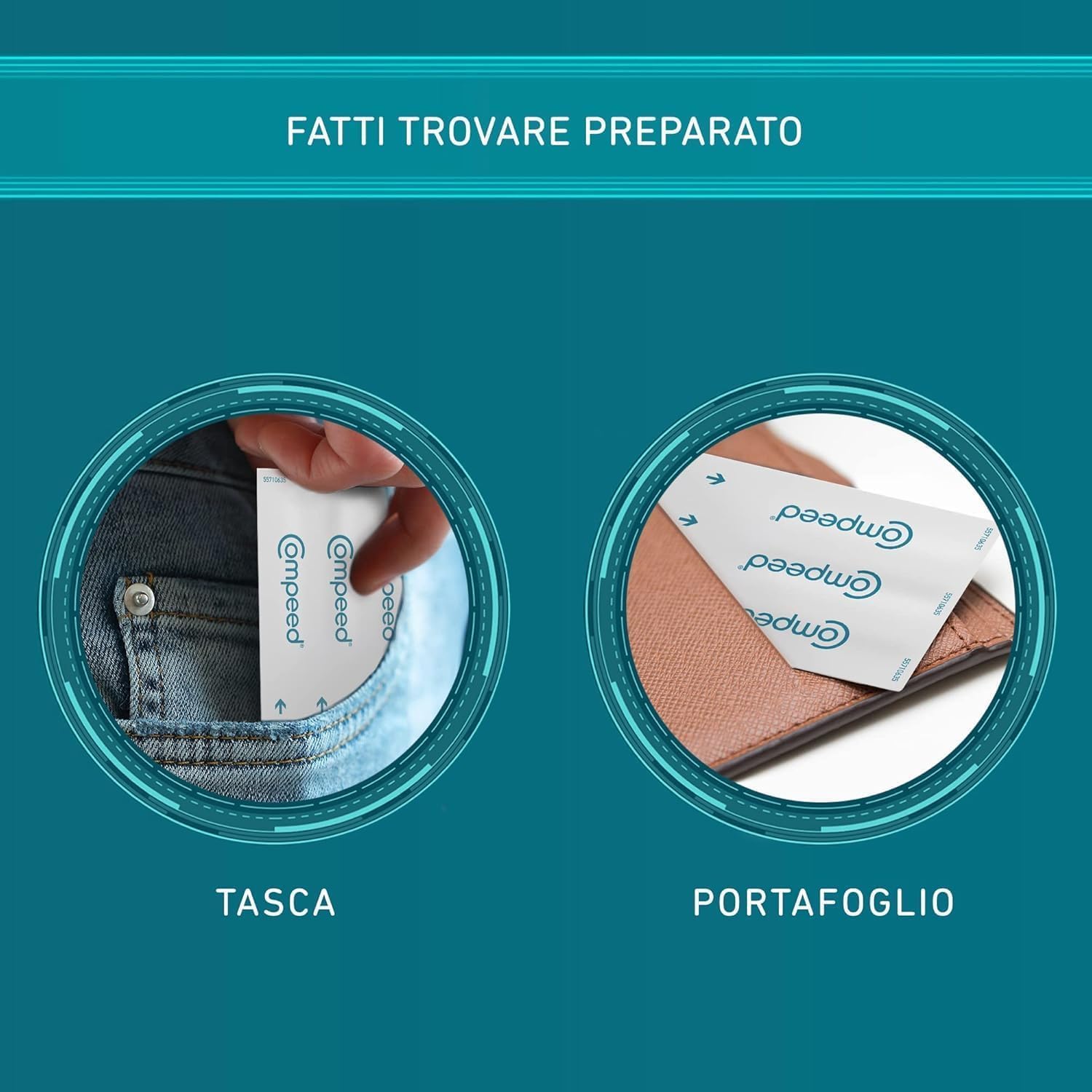Detalle de COMPEED Cerotti per vesciche – Lunga durata, impermeabili e 6 cerotti in confezione 100% plastic free