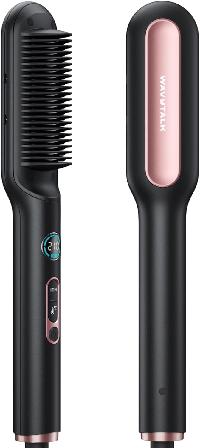 Detalle de Wavytalk hair straightening brush 2 in 1