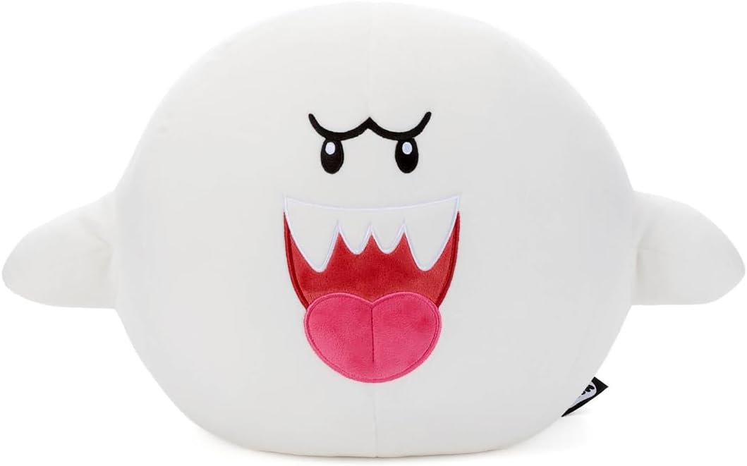 Detalle de タカラトミーアーツ スーパーマリオ Mocchi-Mocchi-GameStyle 1UPキノコ ぬいぐるみ 高さ約35cm