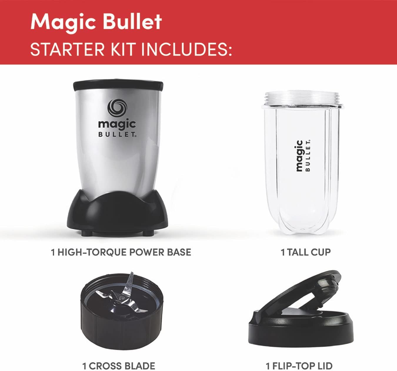 Thumbnail 2 de nutribullet magic bullet Starter Kit (4-piece) All-in-one Food Processor & Blender – 10,000 RPM