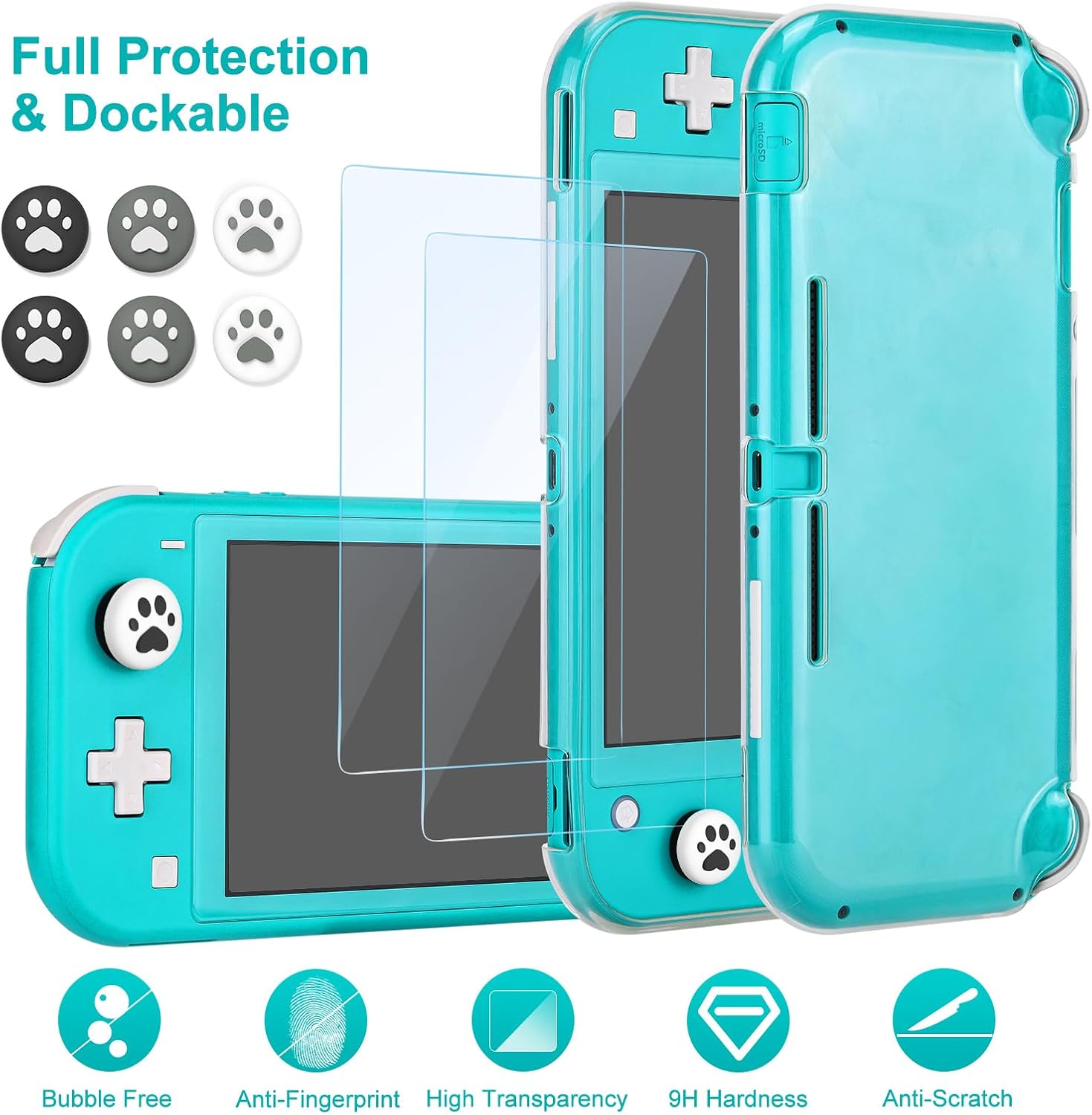 Thumbnail 2 de innoAura Switch Lite Case 12-in-1 Bundle