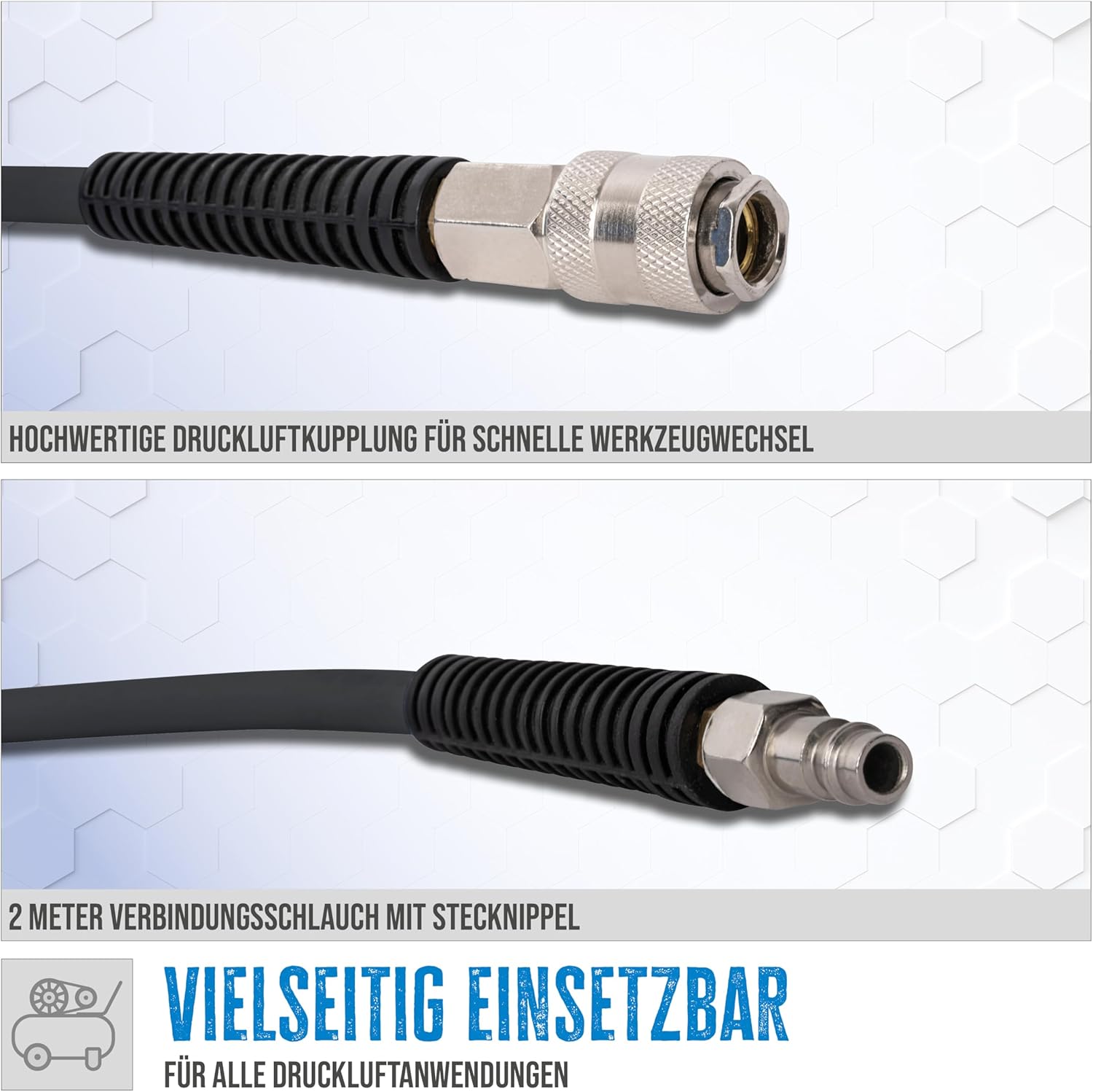 Thumbnail 2 de Güde Automatikschlauchtrommel 10 m – 12 bar, 180° schwenkbar, Wandhalterung & 1/4" Anschlussgewinde
